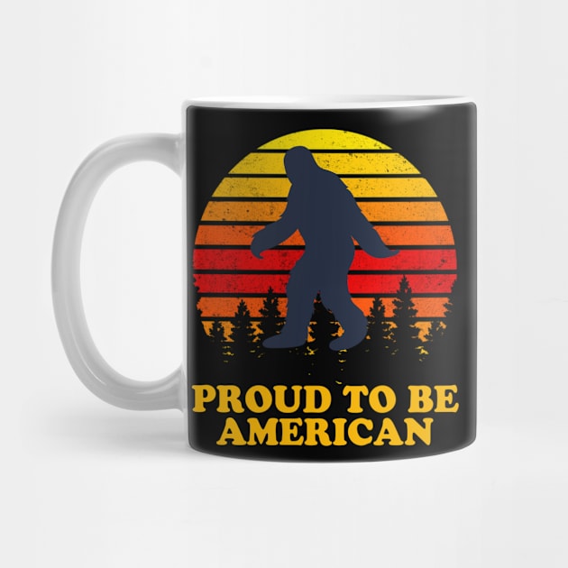 Bigfoot Proud to Be American by narekmug